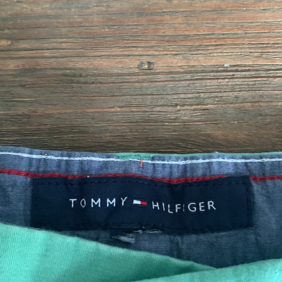 Tommy Hilfiger green chino boyfriend pants - Picture 3 of 6